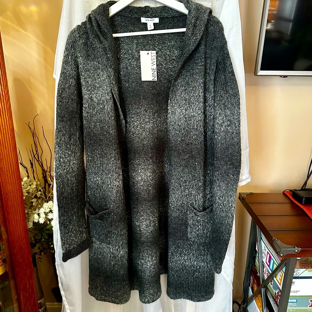 Hooded Coat-Cardigan